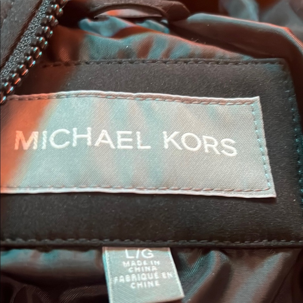 MICHAEL Michael Kors Black Performance Jacket Water-Resistant - Picture 2 of 5